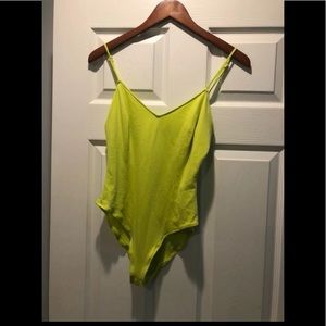 Forever 21 lime bodysuit